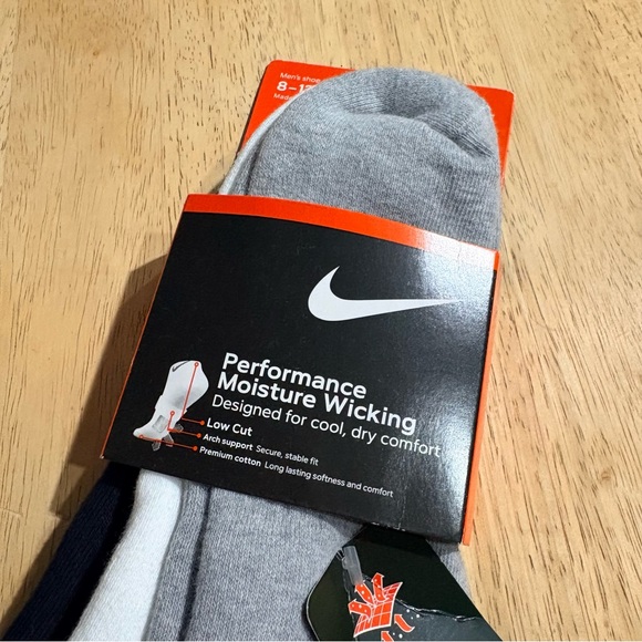 Nike Performance Cotton Low-Cut Socks – New With Tag - Picture 3 of 5